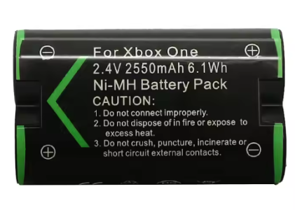 Rechargeable Battery Pack for Xbox One/XboxOne S/Xbox OneX/Xbox One Elite Controllers 2550mAh High Capacity Replacement