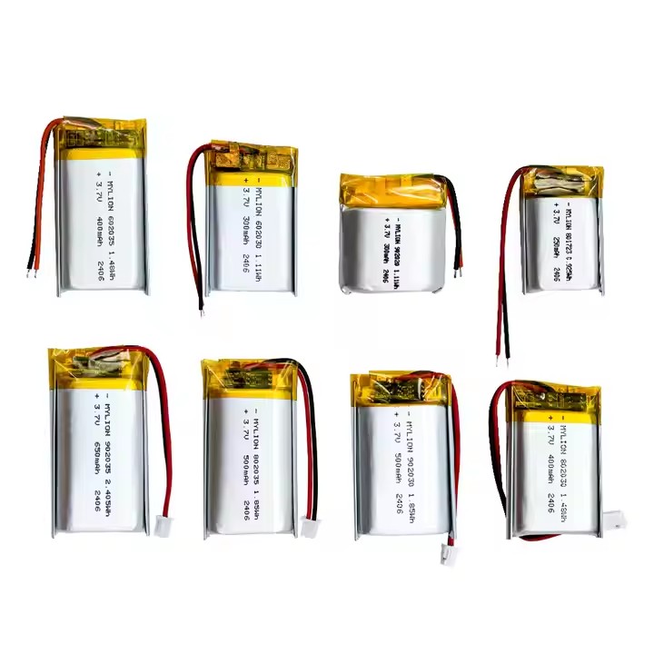 Custom Rechargeable 3.7V Lithium Polymer Battery 120mah to 2000mah Pouch Lithium Ion Batteries Variety Pack Lipo Battery-Custom Battery Packs