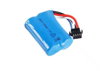 Customized High Discharge 15C 18500-2S 7.4V 1100mAh Lithium Ion Battery Pack for RC Car/ RC Plane