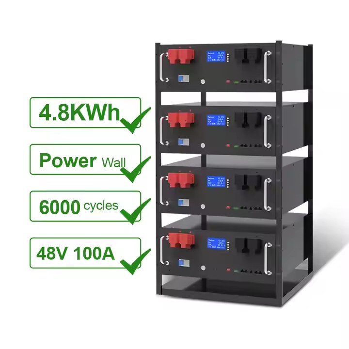 Lifepo4 Battery Packs 48v 100ah 200ah 300ah 5kw 10kw 15kw 20kw Home Solar Energy Storage Battery-Custom Battery Packs