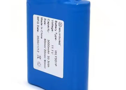 Rechargeable lithium ion battery 3S1P 11.1V 12v 18650 battery pack 3000mah